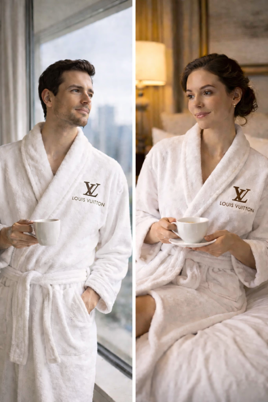 Peignoir Royal de Luxe 100% COTON